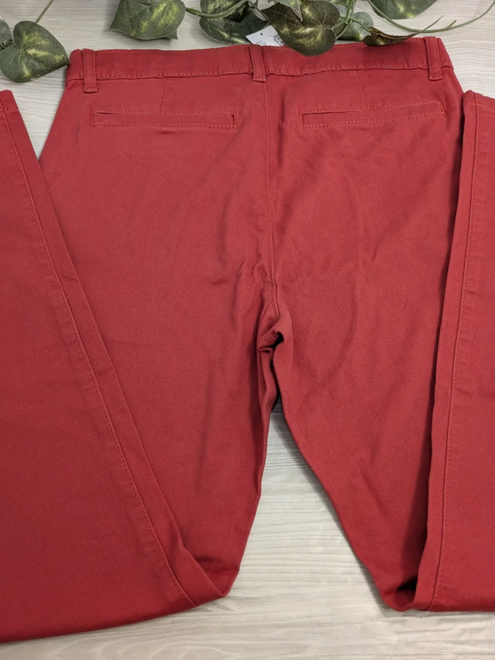 Children's Place Boys Uniform Skinny Chino Pants in Hampton Red